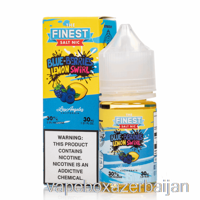 Vape Smoke Blue-Berries Lemon Swirl - The Finest Candy Edition Salt Nic - 30mL 30mg